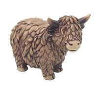 Lesser & Pavey Hughie Highland Cow Ornaments For Gift | Lovely Highland Cow Gifts For Home and Office Decoration | From The Leonardo Collection Animal Ornaments Range -LP72933