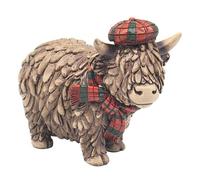 Lesser & Pavey Hughie Highland Cow Tartan Standing