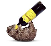 Lesser & Pavey Hughie Highland Cow Wine Home Decor Figurine | Wine Theme, Rustic Farmhouse Style, Detailed Sculpting, Freestanding Display, Shelf Accent, Gift Choice