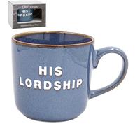 Lesser & Pavey Just Saying His Lordship Mug | Humorous Coffee & Tea Cup | Large Bone China Mug | Fun Gift for Him | Everyday Hot Drink Cup for Home or Office