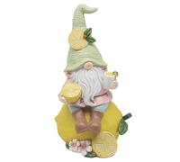 Lesser & Pavey Lemon Garden Gnome Figurines Statues For Home Decor | Ideal Ornaments Friendship Gifts For Women & Men | Lovely Table Centerpiece & Living Room Accessories