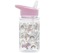 Lesser & Pavey Little Stars Unicorn Drinking Bottle, Multicolour, Height 17cm