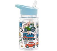 Lesser & Pavey Little Stars Vehicles Drinking Bottle, Multicolour, Height 17cm