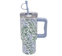 Lesser & Pavey Lodden Drinks Cup 700ml William Morris for Hot & Cold Drinks | Durable Coffee Cups for Home & Office | Comfortable & Easy-to-Hold Coffee Mugs for Beverages & Daily Use