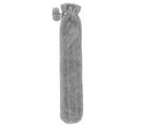 Lesser & Pavey Long Hot Water Bottle | Long Hot Water Bottle with Cover UK for Muscle Pain Relief | Grey Extra Long Hot Water Bottle for Winter Season - Cozy and Comfy
