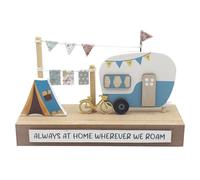 Lesser & Pavey Love & Affection Caravan Wooden Plaque For Home Decor & Gift | Wooden and Acrylic Plaques For Home and Office | Ideal Signs & Plaque Birthday Gifts For Women & Men