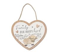Lesser & Pavey Love & Affection Highland Cow Wooden Plaque - Family For Home Decor & Gift | Wooden and Acrylic Plaques For Home and Office | Ideal Signs & Plaque Birthday Gifts For Women & Men