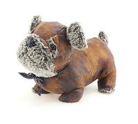 Lesser & Pavey LP29725 Faux Leather Pug Doorstop, Polyester, Brown, one size