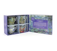 Lesser & Pavey LP93066A Monet Mugs 4 Pieces, Fine China, Multicolour, 12 x 8 x 9 cm,300 ml
