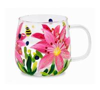 Lesser & Pavey Lynsey Johnstone Lilies Cup | Hot Drinks, Travel Mug, Coffee Tea Or Hot Chocolate, Thermal, Home Office Travel