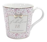 Lesser & PAVEY Madelaine 18th Birthday Mug Madelaine by Hearts Design, Tea and Coffee Mugs for Hot Drinks | Fine China Printed Mugs for Kitchen & Home | Reusable Ceramic Cups for Every Occasion