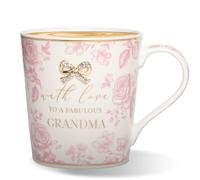 Lesser & Pavey Madelaine by Hearts Design Madelaine Grandma Mug 350ml for Coffee, Tea and Hot Drinks | Fine China Coffee Mugs for Daily Use | Mother's Day Gifts for Women