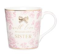 Lesser & Pavey Madelaine by Hearts Design Madelaine Sister Mug 350ml for Coffee, Tea and Hot Drinks | Fine China Coffee Mugs for Daily Use | Practical Drinkware Gifts for Women & Men