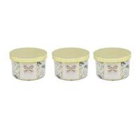 Lesser & Pavey Madelaine by Hearts Design Madelaine White Candle Set 3 for Home & Air Freshener | Long Burning Odour Eliminator for Relaxing Mood | Lovely Scented Candles Gift for Women & Men