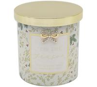 Lesser & Pavey Madelaine by Hearts Design Madelaine White Snowdrop Candle with Lid for Home & Air Freshener | with Message ' Tis The Season ' Christmas Candles Gift for Women & Men