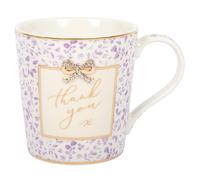 Lesser & Pavey Madelaine by Hearts Design Thank You Fine China Mug for Home & Kitchen | Newly Designed Mugs for Tea & Coffee | Lovely Cup for Mens Gifts & Birthday Gifts for Women