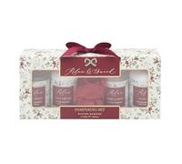 Lesser & Pavey Madelaine by Hearts Design Xmas Madelaine Pampering Set For Women & Men | Luxury Bath Bombs, Shower Creams & Bubble Bath | Travel Wash Kit and Cruelty-Free Hydrating Gift For All