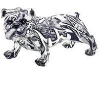 Lesser & Pavey Monochrome graffiti art design standing English Bulldog ornament figurine
