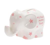 Lesser & Pavey My First Elephant Bank Pink For Savings | Lovely Money Box For Money Saving Challenge | Money Tin or Money Saving Box For Adults | Ideal Money Safe & Piggy Bank For Kids