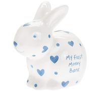 Lesser & Pavey My First Rabbit Bank Ceramic Coin Money Saving Box Cash