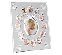 Lesser & Pavey My First Year Frame in Silver, Holding 13 photo's, L25cm x H30cm