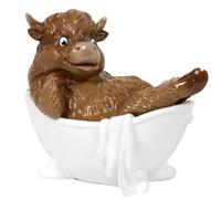 Lesser & Pavey Novelty Figurines Highland Cow Bathtime Home Decor Figurines & Ornaments For Home & Office | Decorative Home Accessories Statues For Indoor & Outdoor | Lovely Gifts for Women & Men