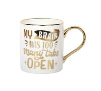 Lesser & Pavey Novelty Quote Mug - My Brain Has Too Many Tabs Open | Size: 350ml Lesser & Pavey Multicolor 350ml