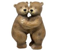 Lesser & Pavey Ornament, Resin, Brown, Billy & Bonnie Bear Hugging