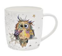 Lesser & Pavey Otto Owl Mug | Ceramic Coffee Mugs for Home or Work | Premium Design Mugs for All Occasions | Designed by Bug Art Lovely Mugs for Tea, Coffee & Hot Drinks