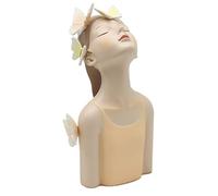 Lesser & Pavey Papillon Chic Peach 26cm Girl Figurine For Home & Office | Home Décor Ornament Gift For Women | Living Room Elegant Fairy Girl Statue | Lovely Indoor Figurine Ornament