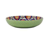 Lesser & Pavey Pasta Bowl Green Tuscany Mediterranean Bohemian Large Dinner Dish Decorative