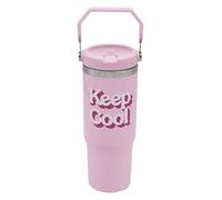 Lesser & Pavey Pink Drinks Tumbler 900ml for Cold & Hot Drinks | Stylish Tumbler Drinking Glasses for Water & Cold Drinks | Lovely Tableware Glass Gifts for Women & Men