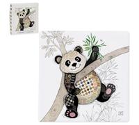 Lesser & Pavey Po Zi Panda Coaster | Lovely Gifts For Women & Men | Designed By Bug Art | Coasters Set For All Modern Kitchen & Offices