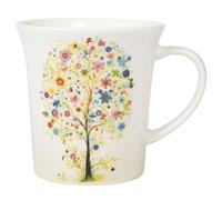 Lesser & PAVEY Portfolio Doodle Tree Mug Bug Art, Tea and Coffee Mugs for Hot Drinks | Fine China Printed Mugs for Kitchen & Home | Reusable Ceramic Cups for Every Occasion | Gifts for Women & Men
