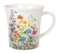 Lesser & PAVEY Portfolio Floral Meadow Mug Bug Art, Tea and Coffee Mugs for Hot Drinks | Fine China Printed Mugs for Kitchen & Home | Reusable Ceramic Cups for Every Occasion | Gifts for Women & Men