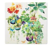 Lesser & Pavey Portfolio Plants Coaster Bug Art For Home & Office | Stylish Coasters For Kitchen & Dining | Durable Drinks Coasters For Tabletops | Decorative Home Accessories for Drinks & Tables