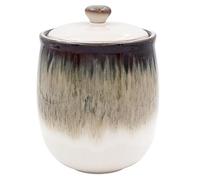 Lesser & Pavey Reactive Glaze Canister With Lid For Kitchen & Home | Kitchen Ample Storage Canister | British Designed Unique Reactive Glaze Finish Jar - Elements