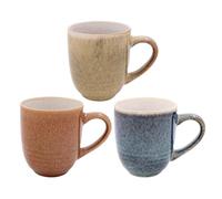 Lesser & Pavey Reactive Glaze Mug 320ml Coffee Cup Rustic Gradient Artistan Style Stoneware
