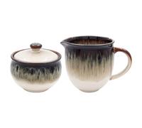 Lesser & Pavey Reactive Glaze Sugar & Cream Set | Milk Jug and Sugar Bowl Set Perfect for Breakfast or Tea Time | Milk and Sugar Set for All Type of Kitchens - Elements