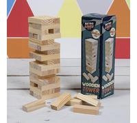 Lesser & Pavey Retro Wooden Tower Games & Toys For Children | Learning Puzzle Board For Kids Games | Lovely Playing Games Set For Kids & Adults | Ideal Toys & Games Gifts For Any Occasions