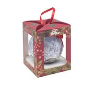 Lesser & Pavey Robins Bauble in Gift Box - Gift Idea for Xmas - Robin Themed, UK Design, Christmas Tree Decoration