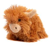 Lesser & Pavey RPET Pals Hughie Highland Cow - Soft Plush Highland Cow Toy Made from Recycled Materials - Eco-Friendly Cuddly Farm Animal Gift for Children, Collectors, and Nature Lovers