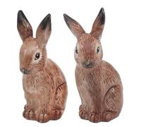 Lesser & Pavey Salt & Pepper Set for All Types of Kitchen | Ceramic Salt & Pepper Shaker Set | Lovely Salt & Pepper Pots | Salt Shaker & Pepper Shaker Suitable for Home (Hares)