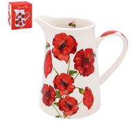 Lesser & Pavey Sarah Boddy BeeTanical Poppy Jug | Ceramic or Glass for Kitchen Use | Beautiful Cream or Milk Jug for Daily Needs | Versatile Water Jug