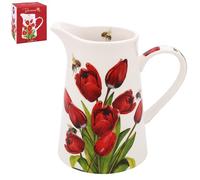 Lesser & Pavey Sarah Boddy BeeTanical Tulip Jug | Ceramic or Glass for Kitchen Use | Beautiful Cream or Milk Jug for Daily Needs | Versatile Water Jug for Home