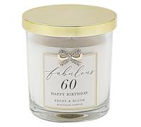 Lesser & Pavey Scented Happy Birthday Candles | Lovely Fragrance Boutique Candle for Celebration | Aromatherapy 60th Birthday Candles for Home and Gift - Madelaine by Hearts Design