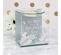LESSER & PAVEY SENTIMENTS FAMILY WHERE LIFE BEGINS LOVE NEVER ENDS WAX MELT & OIL WARMER
