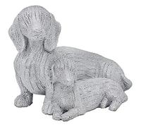 Lesser & Pavey Silver Art Dachshund British Designed Ornament | Home Decor Animal Ornaments For All Homes or Offices | Decorative Home Accessories For All Types of Homes