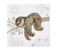 Lesser & Pavey Simon Sloth Coaster | Lovely Gifts For Women & Men | Designed By Bug Art | Coasters Set For All Modern Kitchen & Offices