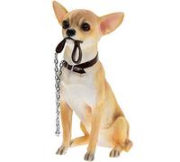 Lesser & Pavey Sitting Walkies Gold & White Chihuahua, / H 19 Cm